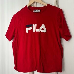 Classic Fila Logo T-shirt, short